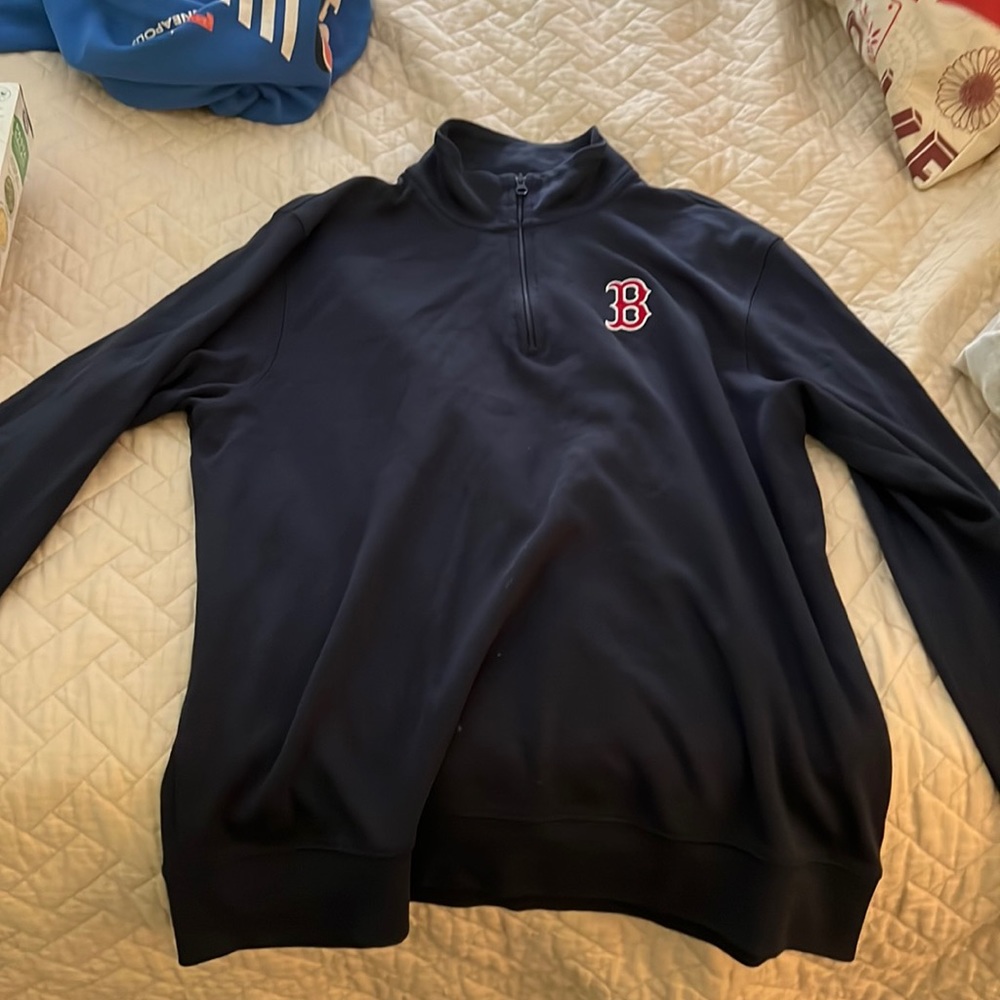 Vineyard Vines Boston Red Sox Quarter Zip pullover